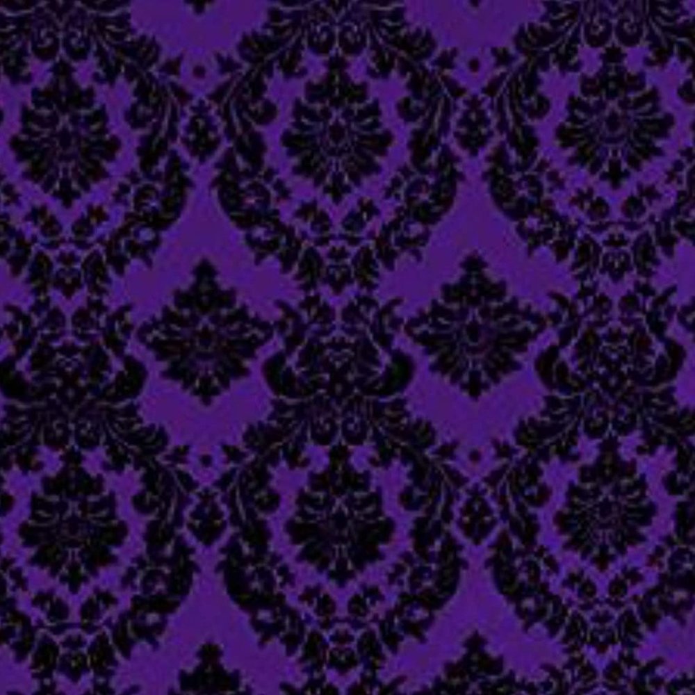 Velvet Damask Polyester Taffeta Fabric, All Colors